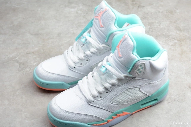 One Kick 440892-100 Aqua 5 GS Jordan Air Light 0803